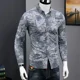 thumbnail image 3 of Camisas y blusas para hombre Ropa floral Tops de manga larga para hombre Estampados hawaianos Divertidos 2025 Novedades en corte ajustado Moda 2024 Asia, 3 of 5