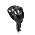 thumbnail image 1 of Toma De Encendedor De Cigarrillos De 80W 3.6A Adaptador De Cargador De Coche Usb Dual Con Interruptores Independientes Compatible Con Carga Rápida Inteligente Dc 12-24V 1 A 2 Methold VI004724-00, 1 of 6