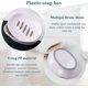 thumbnail image 4 of Soap Dish, Plastic Soap Dishes, Non Slip Draining Soap Box, Soap Bar Holder Shower with Drip Tray, Easy Cleaning Soap Saver, Used In Kitchens, Bathroo, 4 of 5