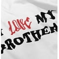 thumbnail image 5 of I Love My Brothers Cute Siblings Toddler Boy Girl T Shirt Infant Toddler Brisco Brands 2T, 5 of 6