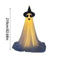 thumbnail image 2 of Uxgjfwu Remote Control Ghost Lamp for Halloween, with Telescopic Pole Up to 6.9 ft, Courtyard Party Garden Decoration, Spooky Yard Ornament, 2 of 5