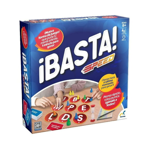 Juego de Mesa ¡Basta! Speed Novelty 1 Minuto para Ganar