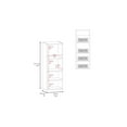 thumbnail image 5 of We Have Furniture Medicine Cabinet Hazelton, Open and Interior Shelves, White Finish, 5 of 5