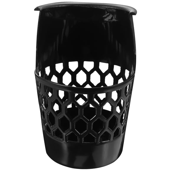 SHISUYAN Panier à Billes de Billard en Plastique Noir pour Rangement de Table de Billard Robuste et Durable 6,5 Pouces