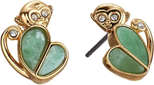 kate spade monkey earrings