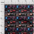 thumbnail image 2 of oneOone Viscose Jersey Black Fabric Beach Wear Diy Clothing Quilting Fabric Print Fabric By Yard 60 Inch Wide, 2 of 4