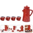 thumbnail image 2 of 1 Set of Miniature Kettle Mini Cups Art Crafts Miniature Tea Set Pretend Play Tea Set, 2 of 9