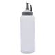 thumbnail image 1 of Juego de 2 botellas exprimibles de cocina Yuanzi a prueba de fugas: botellas transparentes para aceite y salsas con escala de medición y tapas intercambiables (21 cm y 175 cm) para, 1 of 2