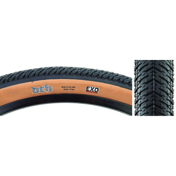 Maxxis DTH Tire, 26 x 2.15", Dark Tanwall, Clincher Folding Single