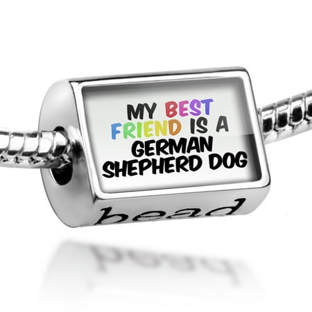 Bead My best Friend a German Shepherd Dog from Germany Charm Fits All European (Best Food For My German Shepherd)