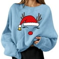 thumbnail image 5 of Men's Ugly Christmas Sweaters - Funny Christmas Sweaters for Men - Fun Holiday Pullovers,Sky Blue,M, 5 of 6