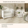 thumbnail image 6 of Dream On Me Clover 4 In 1 Modern Island crib With Rounded Spindles I Convertible Crib I Mid- Century Meets Modern I Coordinates With The Clover Changing Table In White Finish, 6 of 9
