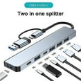 thumbnail image 2 of 7 In 1 Docking Station Usb-c Aluminium Charging Usb 3.0 Hdmi Compatible Pd/tf Card, 2 of 5