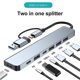 thumbnail image 2 of 7 en 1 tarjeta compatible Pd/tf del Usb-c de carga del aluminio del Usb 3.0 Hdmi de la estación de acoplamiento, 2 of 5