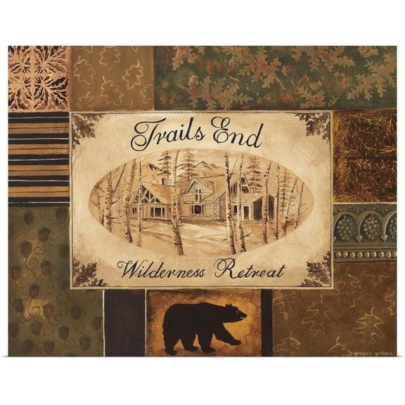 Great BIG Canvas | Rolled Gregory Gorham Poster Print entitled Trails End
