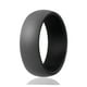 thumbnail image 1 of Anillo de bodas de silicona - Colección Duo estilo cúpula - Negro-gris de ROQ para hombres - Anillo de 10 mm, 1 of 2