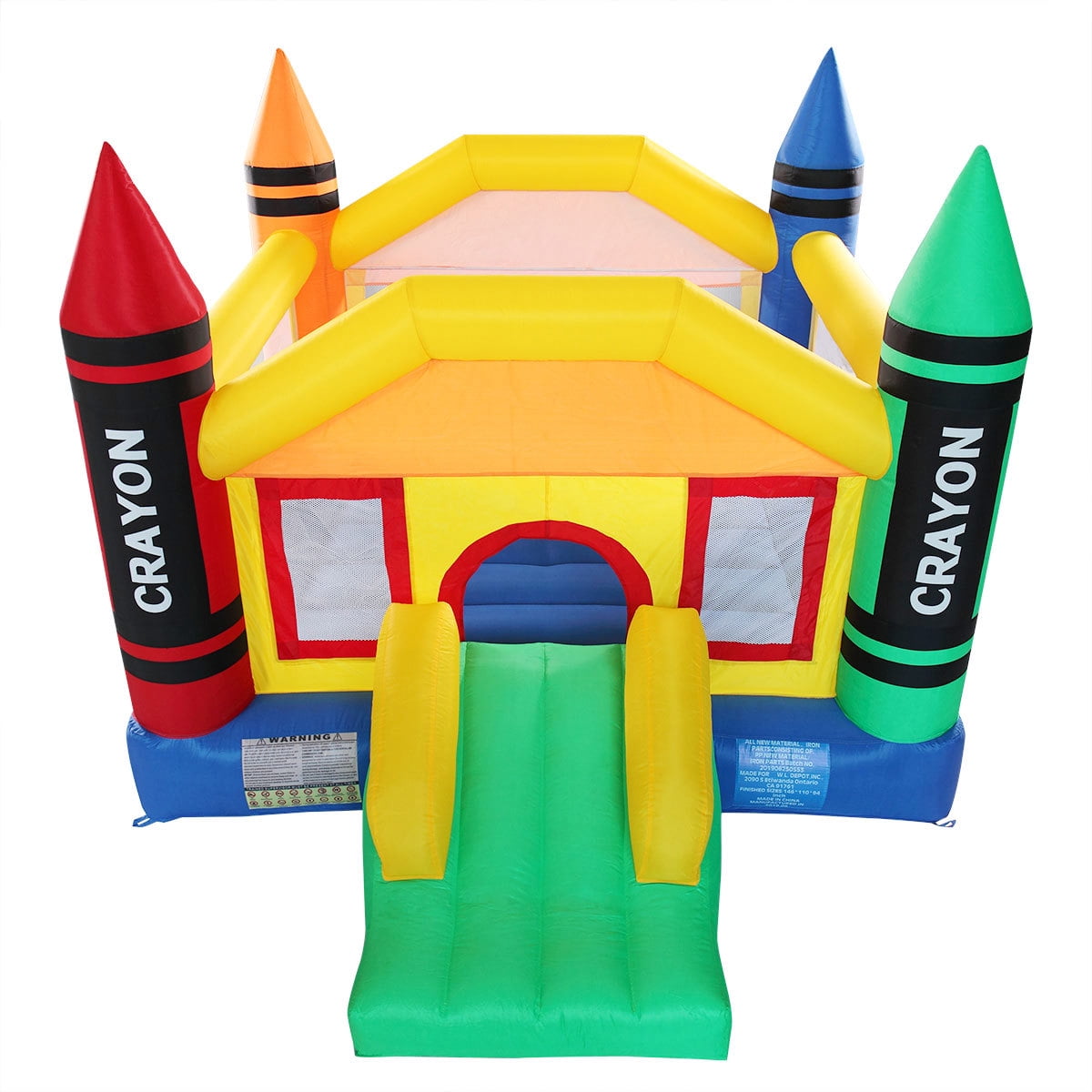Inflatable Bounce House, Kid Jump and Slide Castle Bouncer for 3 Children Inflatable Bounce House, Kid Jump and Slide Castle Bouncer for 3 Children