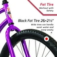 thumbnail image 2 of 26-Inch Step-Through Cruiser Bike, Tracer ACE, Purple, Coaster Brake, 2 of 6