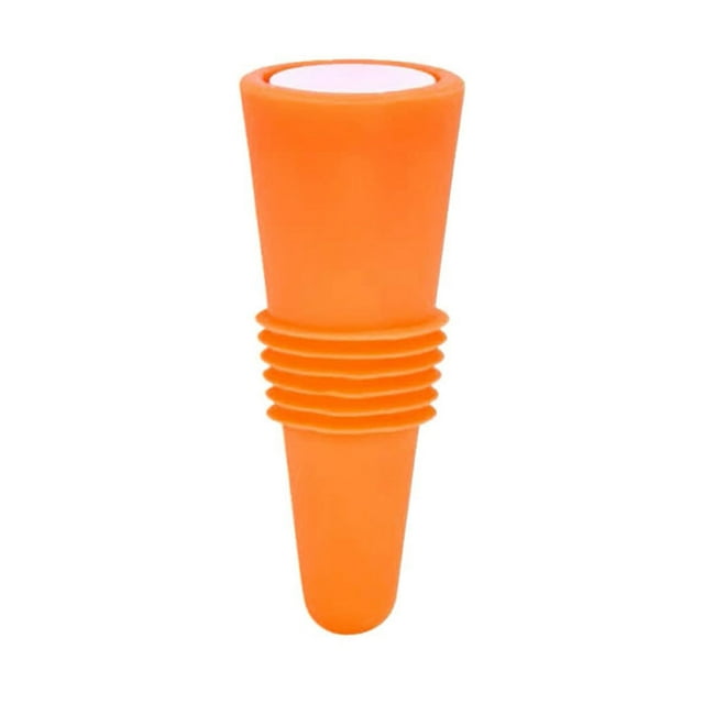 Bouchon de Bouteille Couleur Silicone + Bouchon en Acier Inoxydable Bouchon de Boisson Bouchon de Bouteille en Verre Bouchons de Bouteille en Caoutchouc Bouchons Mignons Réutilisables en Liège pour Bouteilles Bouchons en Liège Vintage Bouteilles Rose Scintillant