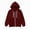 H154-Wine, variant on TOWED22 Unisex Boys Girls Fleece Jacket Lightweight Zip up Active Hoodie Hooded Sweatshirt Kids Spring Fall Jackets Coat,Wine,9-10 Y