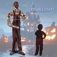 thumbnail image 3 of Gymax Halloween Animatronic Chainsaw Man Halloween Prop w/ Gas Mask Chainsaws, 3 of 10