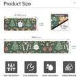 thumbnail image 3 of Yayeee Faucet Mat for Kitchen Sink 14.7" Diatomite Long Splash Guard Pad, Brown Christmas Gingerbread, 2 Pack, 3 of 7
