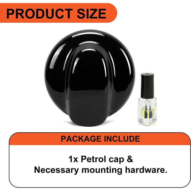 Fuel Cap Cover for MINI Gloss Black Gas Tank Cover 07-13