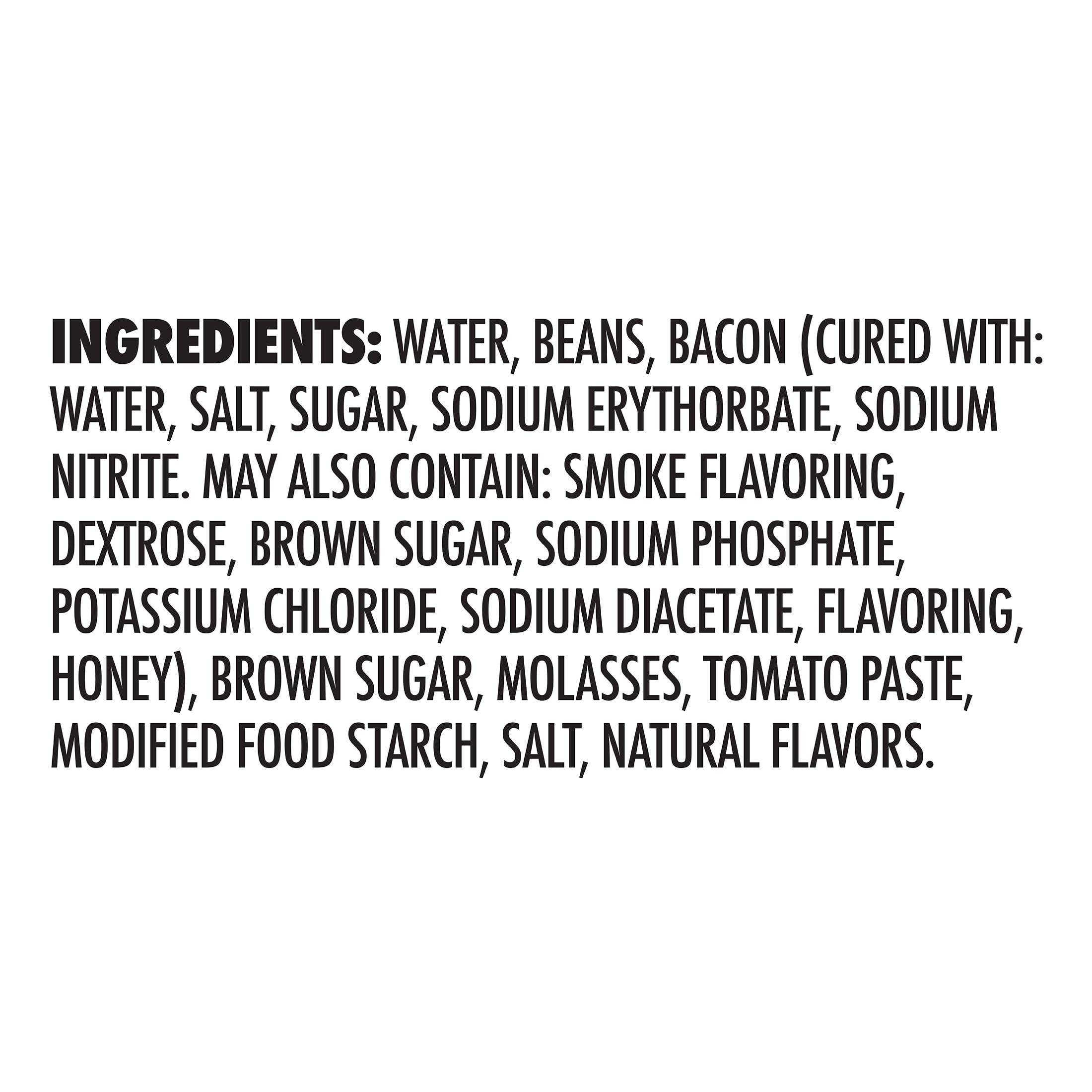 Yellowstone Brand Baked Beans with Bacon, No Allergens, Gluten-Free, Canned Beans, 15 oz. Can.