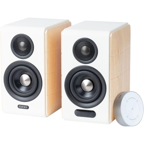 Restored Edifier S880DB MKII Active Bookshelf Speakers,2.0Computer Hi-Fi Speaker System,88W RMS Hi-Res Audio with LDAC Bluetooth USB-C Optical Coaxial RCA Input Subwoofer Output for Record Player TV