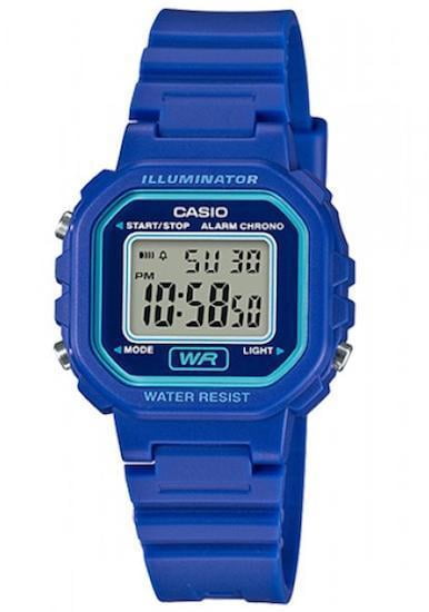 casio women's blue watch