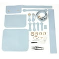 thumbnail image 2 of DIY Sewing Stitching Womens Leather Bag Complete Handbag Blue, 2 of 6