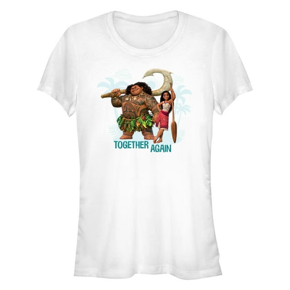 Junior's Moana 2 Together Again Graphic T-Shirt