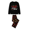 thumbnail image 5 of LuLiaMenton Couples Christmas Pajamas Dachshund Dog Through The Snow Pjs Set, Womens L, 5 of 5