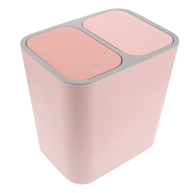 WHAMVOX Bac de Recyclage pour la Vie Quotidienne Plastique Rose Auto-Étanche 1 Pcs