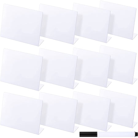12 Pieces Mini Chalkboard Table Tent Sign Chalkboard Buffet Tags ...
