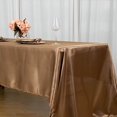 thumbnail image 4 of BalsaCircle 60" x 126" Satin Rectangular Tablecloth Taupe, 4 of 8