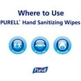 thumbnail image 4 of PURELL Sanitizing Wipes White - Lint-free - 270 / Each, 4 of 6