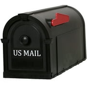 Postal Pro Hampton Plastic Mailbox - Black