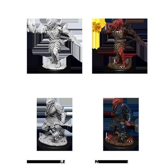 WizKids WZK90002 Dungeons & Dragons Nolzurs Marvelous Miniatures - Male Dragonborn Paladin W11
