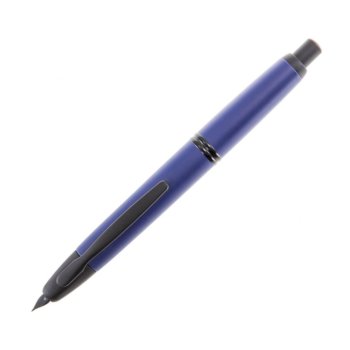 Pilot Vanishing Point Blue Matte Fountain Pen - Medium