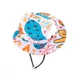 thumbnail image 2 of Pet Sun Hat with Ear Holes Adjustable Chin Strap Breathable Outdoor Headwear for Cats and Small Dogs Summer Travel 16.5 Inch, 2 of 7