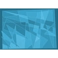 thumbnail image 1 of Ahgly Company Machine Washable Indoor Rectangle Transitional Blue Area Rugs, 2' x 3', 1 of 7