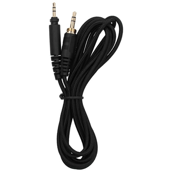 Cable De Audio Para Auriculares Cable Negro De 2 M De Longitud Conector De Cable De Audio De Voz Transparente Y Natural Para Shure SRH440/ Philips SHP9000