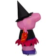 thumbnail image 2 of Gemmy 4 ft Airblown® Blowup Inflatable Peppa Pig in Witch Costume Outdoor Decoration - Pink, 2 of 3