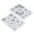 thumbnail image 1 of Clear Stamps, Widely Applicable Safe Reliable Light Weight  Set DIY Interesting  For Greeting Cards For Diaries For Envelopes, 1 of 8