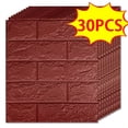 thumbnail image 1 of 20/30/40//50pcs 3D Wall Tile Sticker, Foam Brick Self-Adhesive Anti-Collision Sticker,, 1 of 5