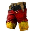 thumbnail image 1 of SGMVNU Pantalon Décontracté pour Homme Short de Travail pour Homme Short de Travail pour Homme Taille Élastique Pantalon Habillé Décontracté pour Homme (Rouge, Taille M), 1 of 3