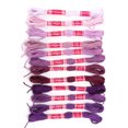 thumbnail image 3 of Polyester Thread, 12Pcs Embroidery Floss Gradient Bright Color  For DIY Projects, 3 of 8