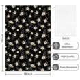 thumbnail image 2 of 2 Pcs Pioneer Flower Floral Print Pattern Kitchen Towels, Funny Microfiber Dish Towel Set, 18" X 26" Tea Towels, 2 of 6