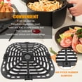 thumbnail image 4 of GWY Air Fryer Replacement Tray for Instant Pot Vortex 6 in 1 6 QT Gourmia GAF735 6 QT, Original Air Fryer Accessories Grill Pan Plate Crisper Plate Rack Parts,Dishwasher Safe, 4 of 7